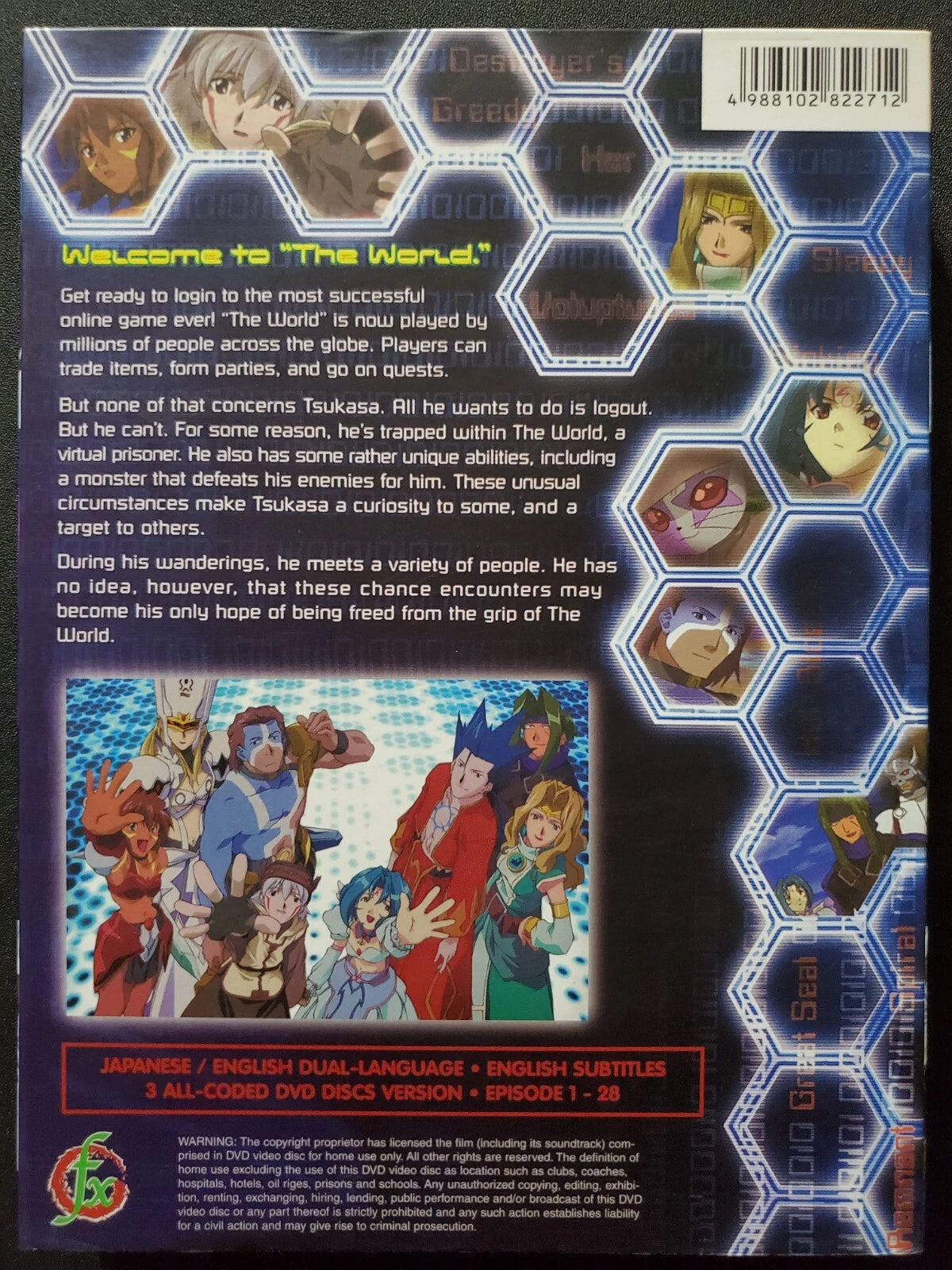 .hack// SIGN (3 discs) English Dubbed