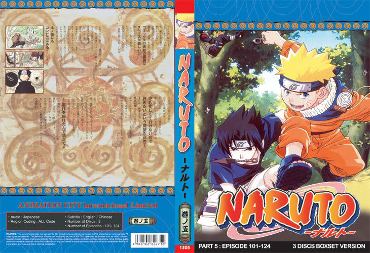 Naruto TV Part 5 (3 discs)