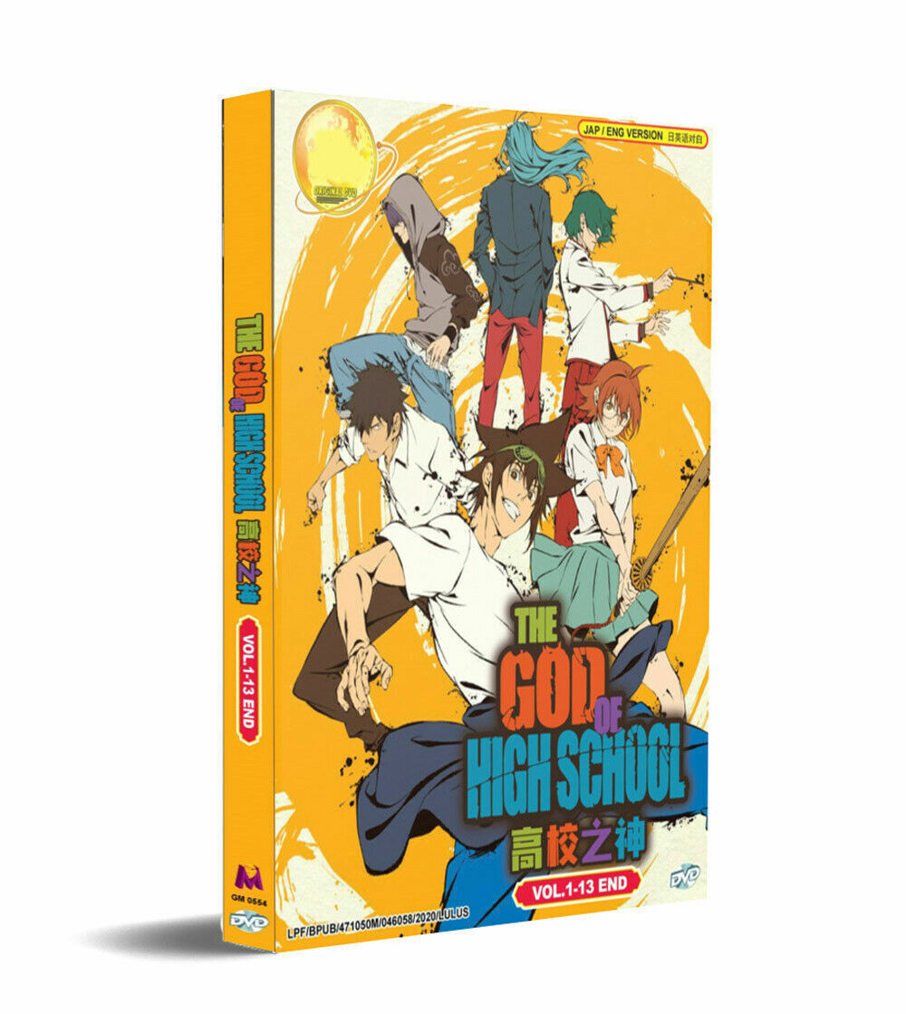 The God of High School Anime DVD Vol.1-13 end with English Dubbed Ship From USA