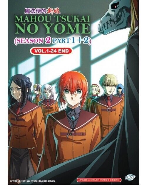 MAHOU TSUKAI NO YOME SEASON 2 PART 1+2 VOL.1-24 END ENG DUB SHIP FROM USA