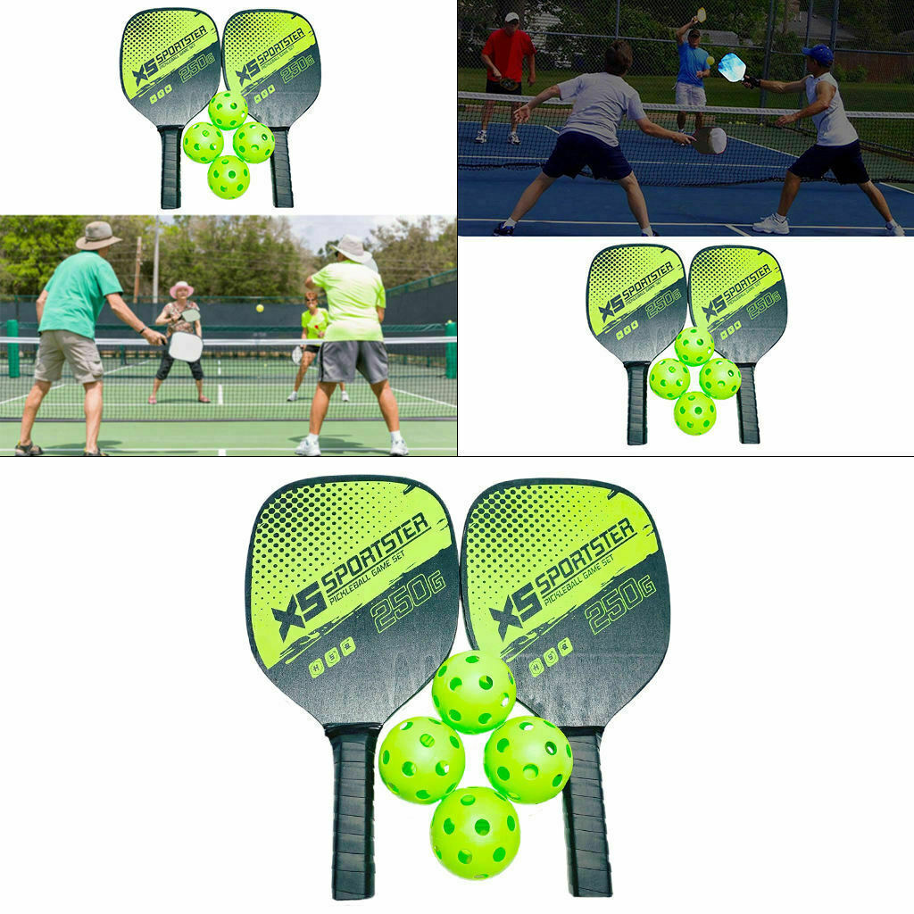 Pickleball Beg Pack, Paddle Set with 2 Rackets 4 Balls and extra Carry Bag USA