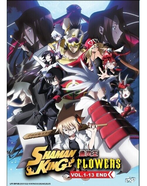 SHAMAN KING FLOWERS Vol 1-13 END DVD English Subtitle All Region SHIP FROM USA