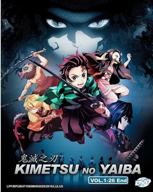 Kimetsu no Yaiba / Blade of Demon DVD 1-26 end English Dubbed SHIP FROM USA