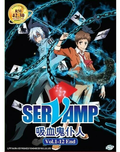 Servamp Vol.1-12 End English Subtitle SHIP FROM USA