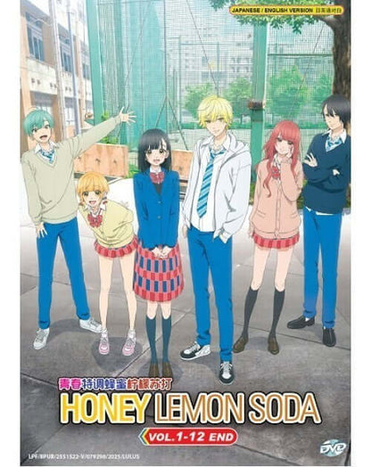 HONEY LEMON SODA VOL.1-12 END ENG DUB *