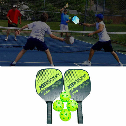 Pickleball Beg Pack, Paddle Set with 2 Rackets 4 Balls and extra Carry Bag USA