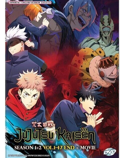 Jujutsu Kaisen Season 1+2 VOL.1- 47End+Movie DVD All Region ENG DUB SHIP FROM US