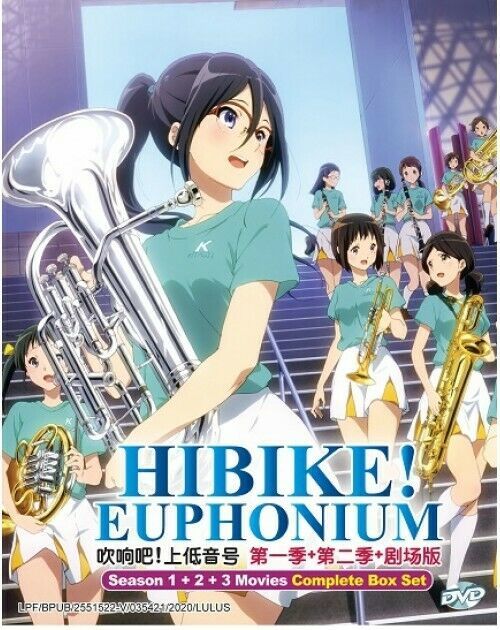 Hibike ! Euphonium Season 1 + 2 + 3 Movies Complete Box Set DVD SHIP FROM USA