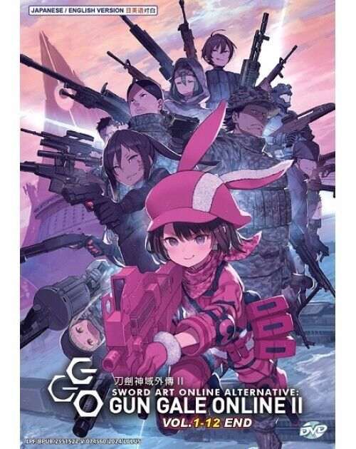 SWORD ART ONLINE ALTERNATIVE: GUN GALE ONLINE II VOL.1-12 END ENG DUB *