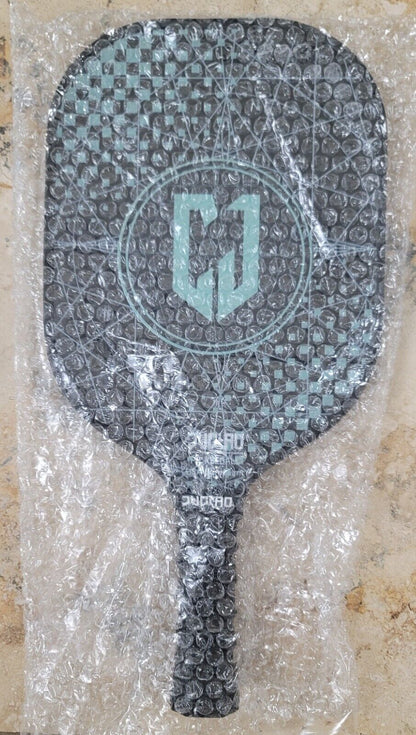 Juciao Green Logo 4.5" Handle  Pickleball Paddle Carbon Fiber Composite USA