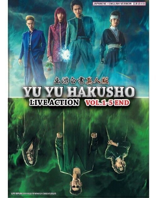 Yu Yu Hakusho Live Action Vol 1-5 END English Dubbed All Region SHIP FROM USA