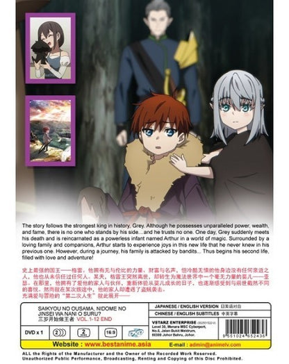 SAIKYOU NO OUSAMA, NIDOME NO JINSEI WA NANI O SURU? VOL.1-12 END