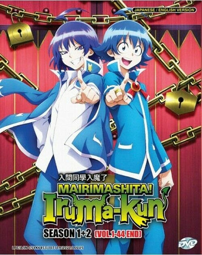 Mairimashita! Iruma-Kun (Season 1+2) DVD (Vol.1-44 end) Eng Dub SHIP FROM USA