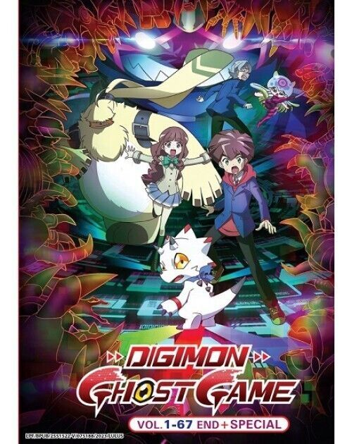 Digimon Ghost Game (Vol.1-67 End & Special) Anime DVD English Sub SHIP FROM USA