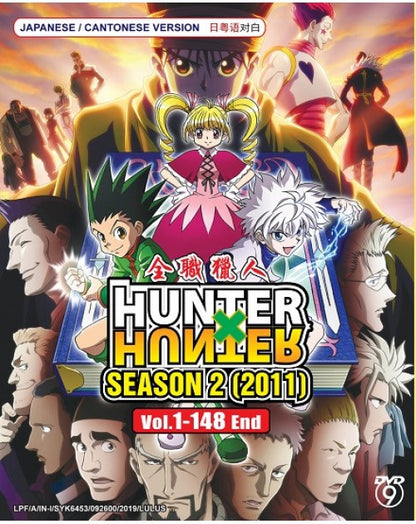 HUNTER X HUNTER SEASON 2 (2011) VOL.1-148 END