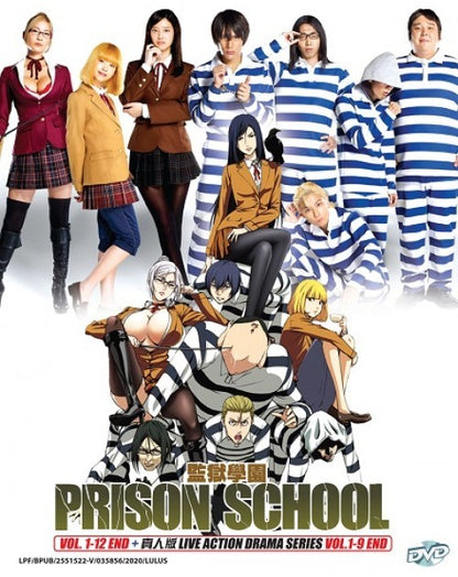 PRISON SCHOOL (VOL. 1-12 END) + LIVE ACTION DRAMA SERIES (VOL.1-9 END)