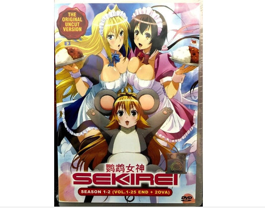 Sekirei Season 1+2 (Vol. 1-25 End + 2 OVA) DVD Ship From USA
