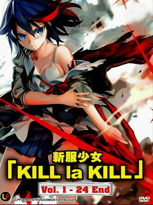Kill La Kill ( Vol. 1-25 End ) English Audio DVD Ship From USA