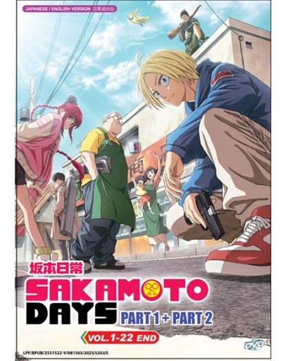 SAKAMOTO DAYS PART 1+PART 2 VOL. 1-22 END ENG DUB