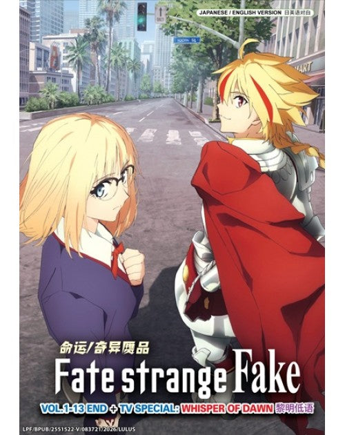 Fate/strange Fake Vol.1-13 End +TV Special: Whisper Of Dawn -English Dubbed