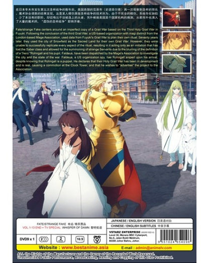 Fate/strange Fake Vol.1-13 End +TV Special: Whisper Of Dawn -English Dubbed