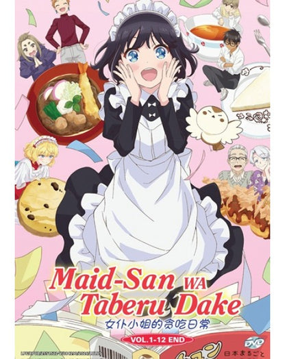 Maid-san wa Taberu dake TV Series Vol.1-12End English Subtitle Anime DVD