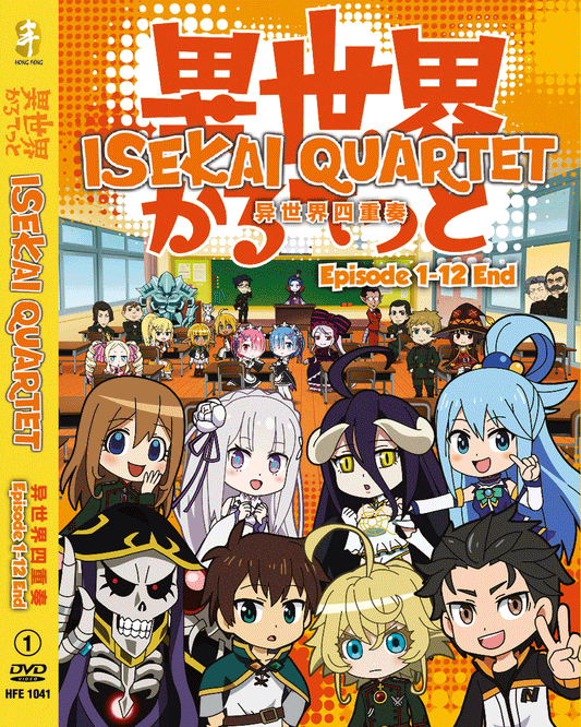 Isekai Quartet  Season 1 Vol. 1-12 End ENG SUB All Region Ship From USA