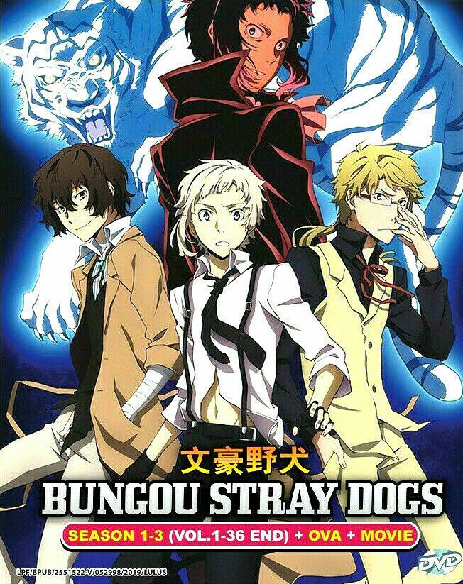 Bungou Stray Dogs COMPLETE Season 1-3 OVA Movie English Dub Ship From USA