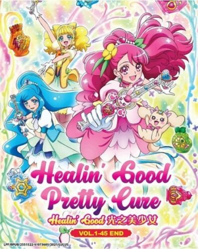 HEALIN'GOOD PRETTY CURE  VOL.1-45 END DVD ENGLISH SUBTITLE SHIP FROM USA