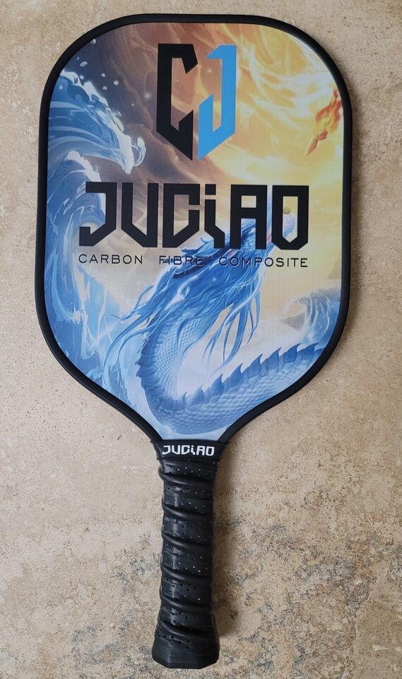 Juciao Water Dragon 4.5" Handle Pickleball Paddle Carbon Fiber Composite USA