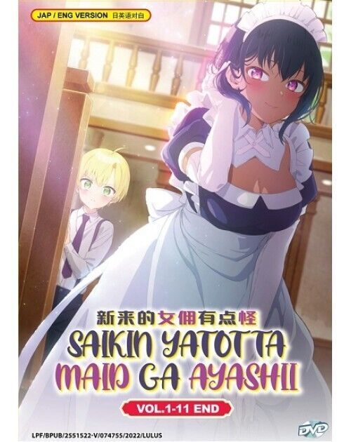 Saikin Yatotta Maid Ga Ayashii (1-11End) ENGLISH DUBBED All region SHIP FROM USA