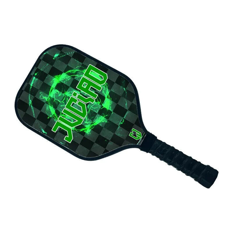 Juciao Green FireBall 5.5" Handle Pickleball Paddle Carbon Fiber Composite USA