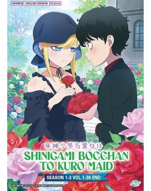 Shinigami Bocchan To Kuro Maid Season 1-3 (1-36) End DVD ENG DUB SHIP FROM US