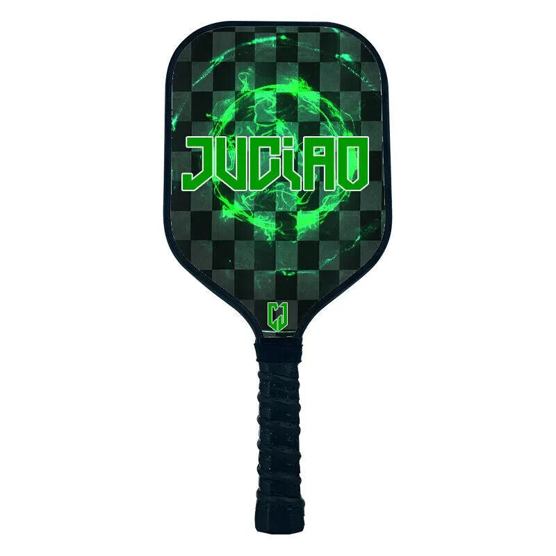 Juciao Green FireBall 5.5" Handle Pickleball Paddle Carbon Fiber Composite USA