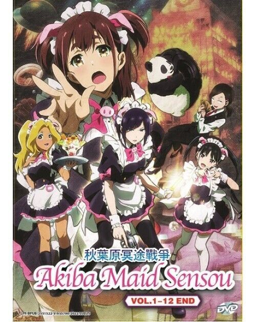 Akiba Maid War / Sensou (VOL.1-12End) DVD English Subtitle SHIP FROM USA