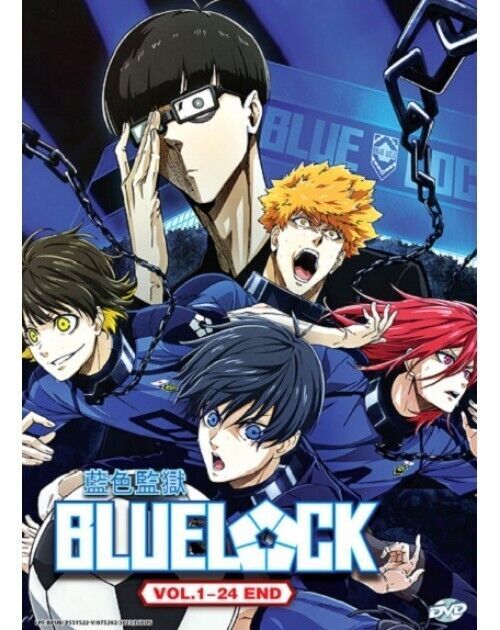 Blue Lock (BlueLock) Vol.1-24 End Complete Anime DVD English Dub SHIP FROM USA