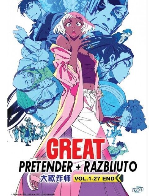 Great Pretender VOL.1 - 23 End + Razbliuto 4 OVA English DUB TV DVD SHIP FROM US