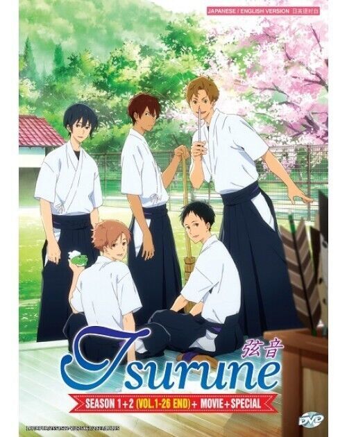 TSURUNE SEASON 1+2 VOL.1-26 END+ MOVIE+SPECIAL ENG DUB SHIP FROM USA