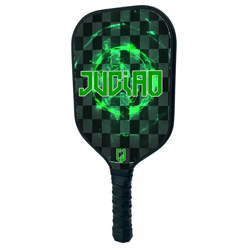 Juciao Green FireBall 5.5" Handle Pickleball Paddle Carbon Fiber Composite USA