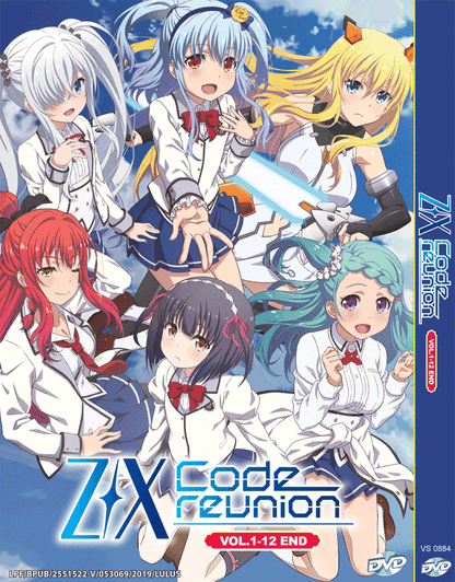 Z/X: CODE REUNION Vol.1-12 End English Subtitle Region All Ship From USA