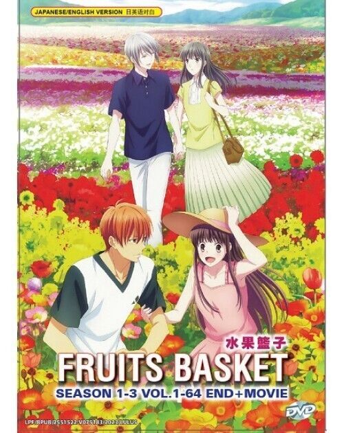 Fruits Basket Season 1-3 Vol. 1-64 End + Movie English Dubbed SHIP FROM USA