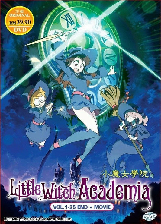 LITTLE WITCH ACADEMIA - ANIME TV SERIES DVD (25 EPS + MOVIE) (ENG DUB)