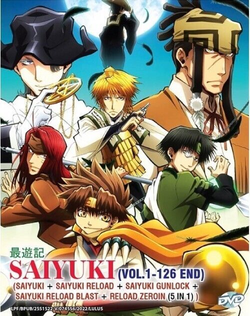 Saiyuki Season 1-5 (1-126End) All region ENGLISH DUBBED SHIP FROM USA