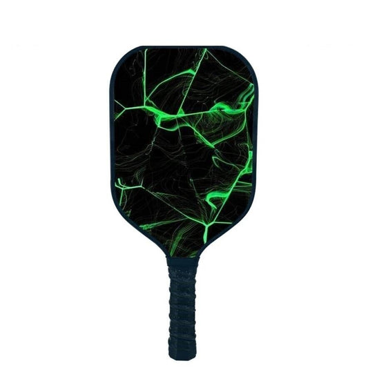 Juciao Green Crack Flame 5" Handle Pickleball Paddle Carbon Fiber Composite USA