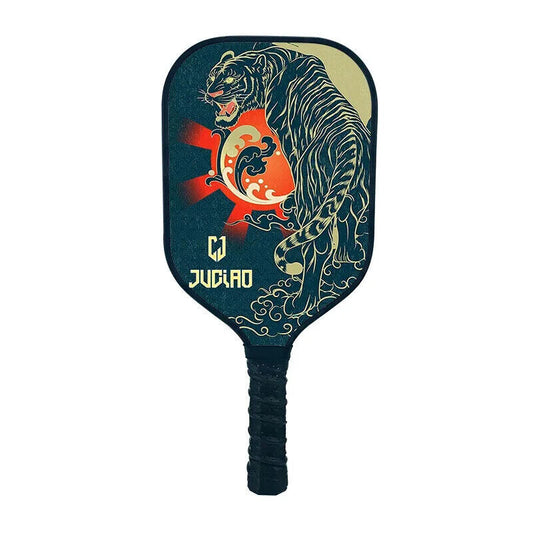 Juciao tiger 5" Handle Pickleball Paddle Carbon Fiber Composite USA