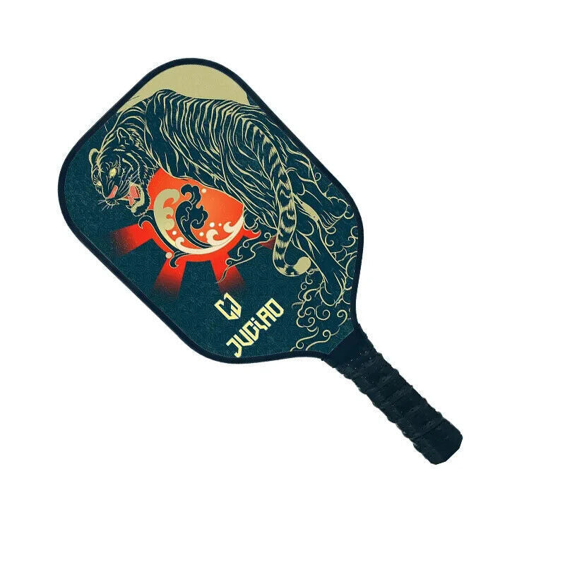 Juciao tiger 5" Handle Pickleball Paddle Carbon Fiber Composite USA