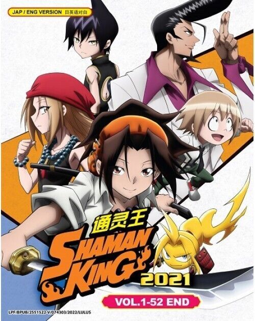 SHAMAN KING 2021 COMPLETE SERIES VOL.1-52 END ANIME DVD ENG DUBBED SHIP FROM USA