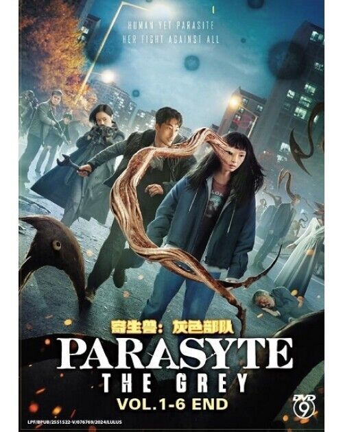 KOREAN DRAMA DVD PARASYTE THE GREY  VOL.1-6 END ENG SUBTITLE SHIP FROM USA DVD