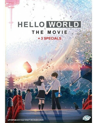 Hello World The Movie + 3 Specials DVD - English Subbed SHIP FROM USA