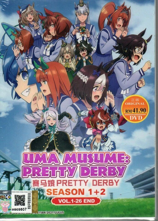 Uma Musume: Pretty Derby Season 1+2 Vol.1-26 End English Subtitle Ship From USA